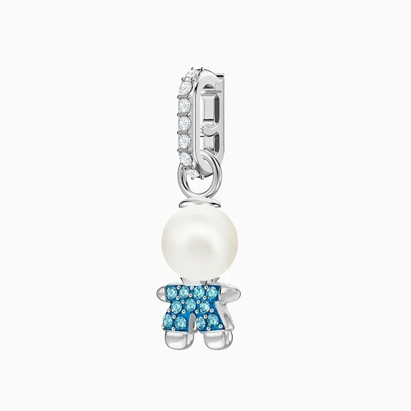 Pendants Fine Jewelry Charming Letter Crystal Pendants Fashion Necklace Bracelet Accessories for Women's Anniversary Gift