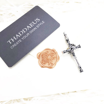 Pendant Black Love Knot Maori Cross Tooth Diver Fashion Rebel Street Jewelry Europe Bijoux Accessories Gift For Men Woman