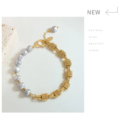 Hip Hop Bracelet Advanced European and American Ins Style Bracelet Stainless Steel Versatile Bracelet Fashion Handwear