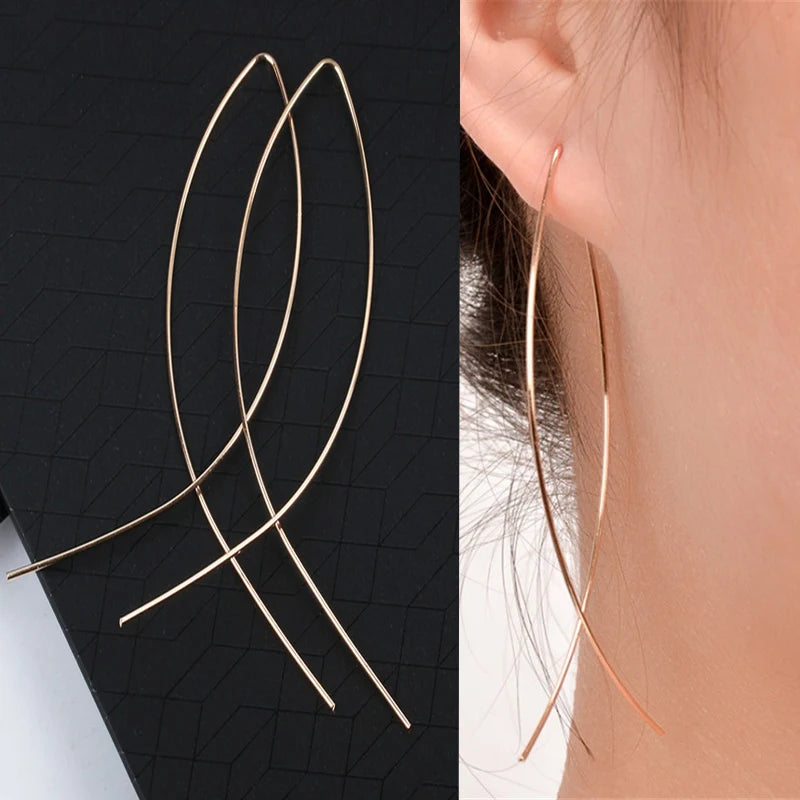 2023 New Fashion Trend Unique Design Elegant Delicate Zircon Water Drop Earrings Women Jewelry Party Premium Gift Wholesale