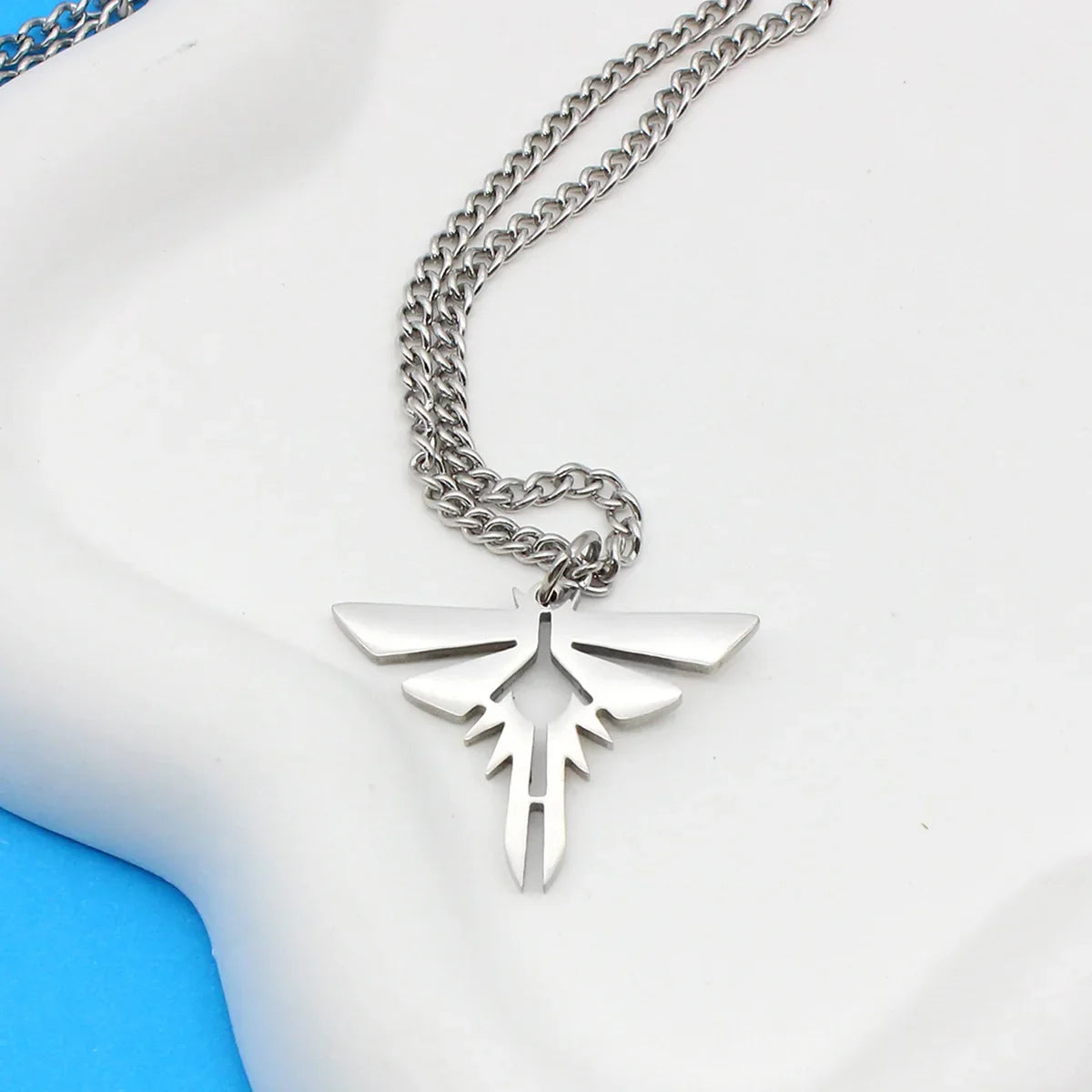 The Last Series of Us Necklace 2024 New Fashion Simple  Stainless Steel Pendant Chain Game Peripherals Trend Jewelry Best Gift