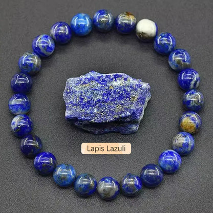 Original stone bracelet for women men trendy Blue Apatite beaded gemstone bracelets boss day scene employee appreciation gifts
