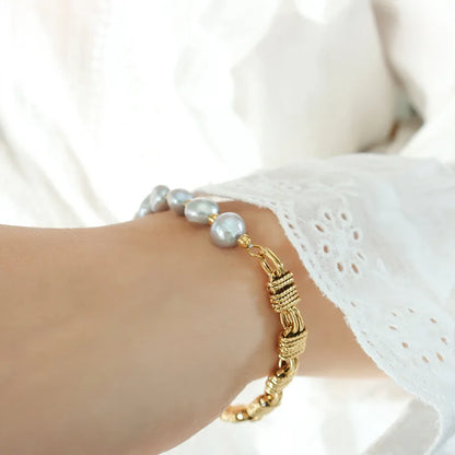 Hip Hop Bracelet Advanced European and American Ins Style Bracelet Stainless Steel Versatile Bracelet Fashion Handwear
