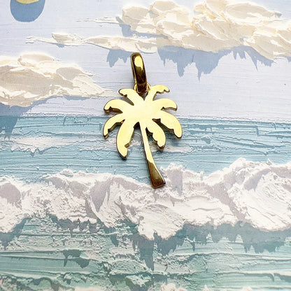 Pendant Coconut Tree Brand New Fashion Jewelry Europe Trendy 925 Sterling Silver Accessories Gift For Woman Men