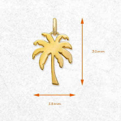 Pendant Coconut Tree Brand New Fashion Jewelry Europe Trendy 925 Sterling Silver Accessories Gift For Woman Men