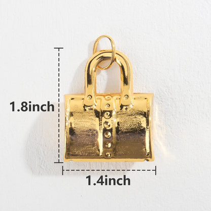 Pendant Necklace with Chain Gold Plated Dubai African Accessories For Women Big Size Men Hip Hop Fashion Jewelry