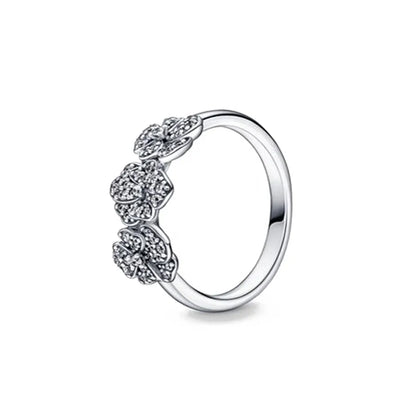 European Ring Rings 925 Sterling Silver Heart Bow Round Size 6789 For Women Men Jewelry Party Fashion Wedding