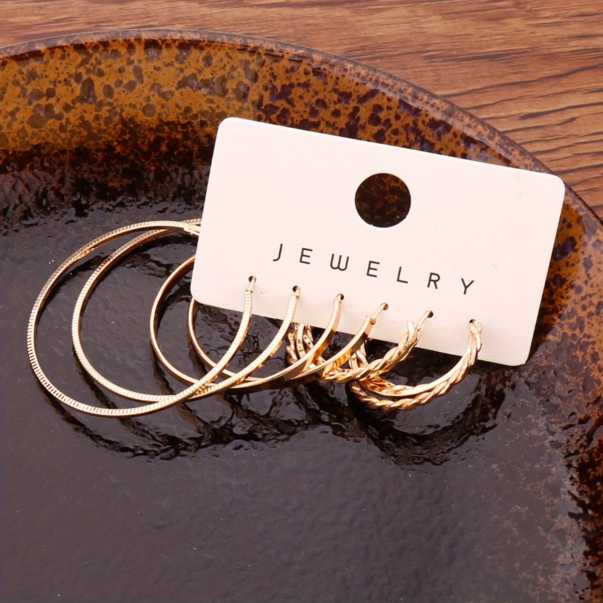 14K Plated Classic Hoop Earrings Set - Timeless Jewelry for Daily Wear, Party Decoration, and Ornament - Hypoallergenic, Nickel-Free, and Durable