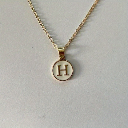 English Letters Decor Necklace Simple Pendant Necklace Alloy Necklace Jewelry Accessories For Women Gifts