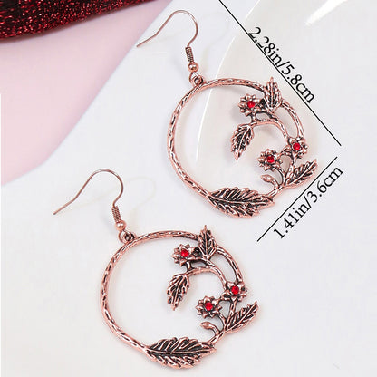 Boho Geometric Waterdrop Tassel Earrings for Women - Vintage Style Ear Jewelry