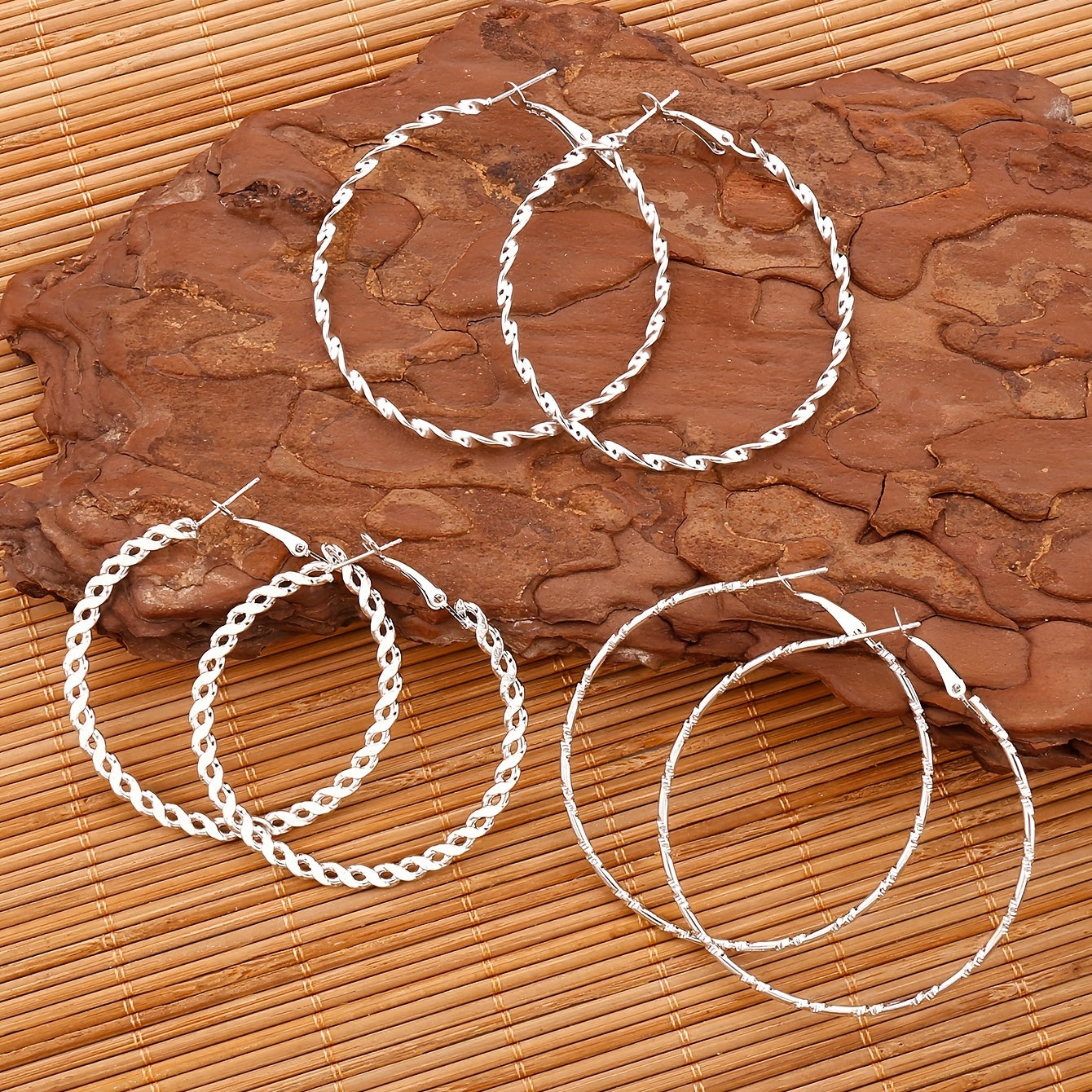14K Plated Classic Hoop Earrings Set - Timeless Jewelry for Daily Wear, Party Decoration, and Ornament - Hypoallergenic, Nickel-Free, and Durable