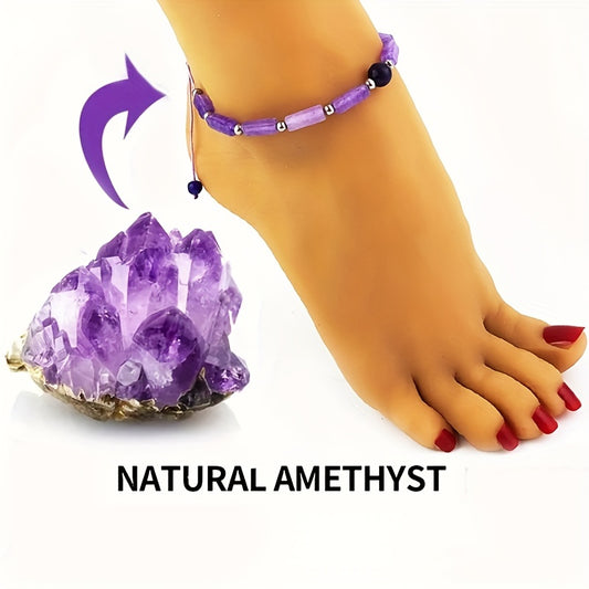 Natural Beaded Anklet Boho Style Anklet/ Earrings/ Bracelet Yoga Foot Jewelry Decoration