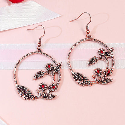 Boho Geometric Waterdrop Tassel Earrings for Women - Vintage Style Ear Jewelry