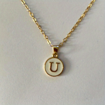 English Letters Decor Necklace Simple Pendant Necklace Alloy Necklace Jewelry Accessories For Women Gifts