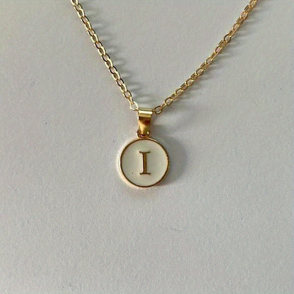 English Letters Decor Necklace Simple Pendant Necklace Alloy Necklace Jewelry Accessories For Women Gifts