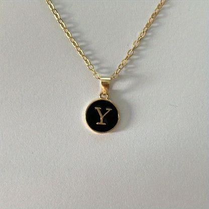 English Letters Decor Necklace Simple Pendant Necklace Alloy Necklace Jewelry Accessories For Women Gifts